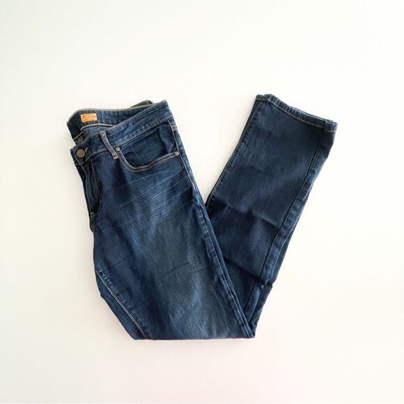 Pilcro & The Letterpress Jeans Low-Rise Straight Blue Denim Womens 30 Whiskering - Picture 12 of 12